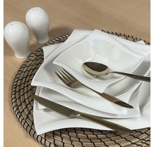 Dinnerset 6 persons, 28 pieces white