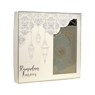Mirac Ramadan Kareem gift set with an Arabic Quran Kerim