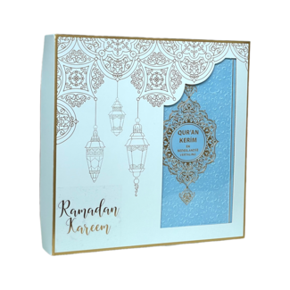 Mirac Ramadan Kareem gift set with a Dutch translated Quran Kerim