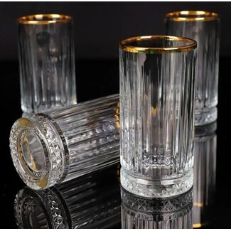 Pasabahce Pasabahce Elysia Golden Touch Drinking Glasses