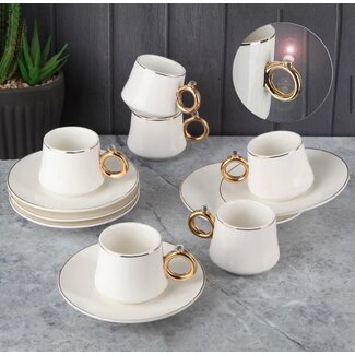 Mirac Espresso / Turkish coffee cups, 6 persons, 12-piece