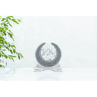 Yagmur can Islamic Decoration hilal bismillahirrahmanirrahim Silver