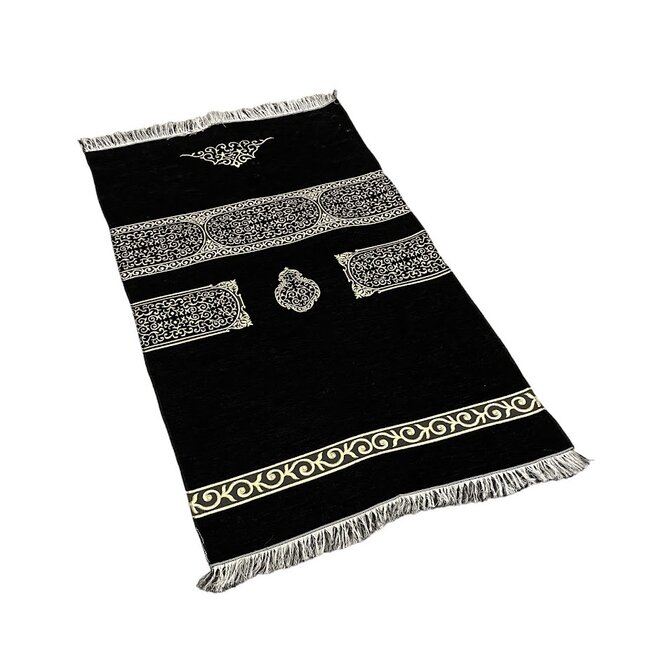 Mirac Gebedskleed met Kaba Design Zwart
