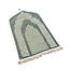 Mirac Luxe Gebedskleed Chenille met motief Mint