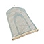 Mirac Luxe Gebedskleed Chenille met motief Licht Blauw