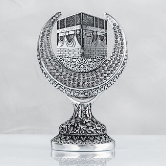 Yagmur can Islamic Decoration Hilal Kabe Silver