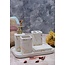 Arow Arow Sofia 5 piece bathroom set white/ gold
