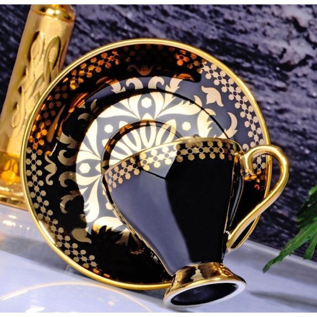 Mirac Espresso / Turkse koffie kopjes 6 persoons, 12-delige