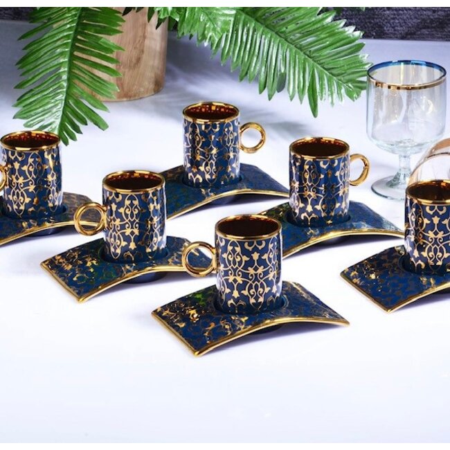 Mirac Espresso / Turkish coffee cups 6 person, 12-piece