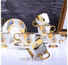 Espresso / Turkish coffee cups, 6 persons, 12-piece