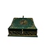 Mirac Luxury Rahle box with plex, Koran and Tasbih Green