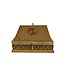 Mirac Luxury Rahle box with plex, Koran and Tasbih Gold