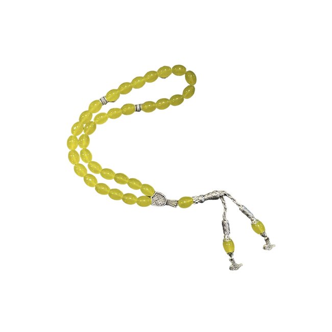 Mirac Tasbih 33 beads lime green