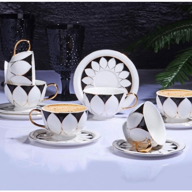 Mirac Espresso / Turkish coffee cups, 6 persons, 12-piece