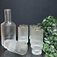 Mirac Ripple drinkglazen 6 stuks met karaf - Gouden rand