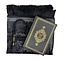 Mirac Geschenkset zwart met een luxe velvet gebedskleed, parel tasbih en Nederlands vertaalde Koran Kerim