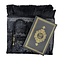 Mirac Gift set black with a luxurious velvet prayer rug, pearl tasbih and Dutch translated Koran Kerim