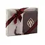 Mirac Gift set Hikmet with a Koran, prayer rug and tasbih burgundy red