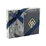 Mirac Gift set Hikmet with a Koran, prayer rug and tasbih burgundy blue
