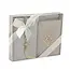 Mirac Gift set Hikmet with a Koran, prayer rug and tasbih white / cream
