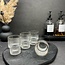 Mirac Ripple drinkglazen 6 stuks met een gouden rand