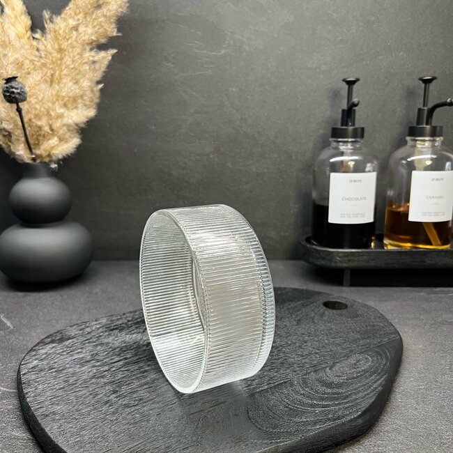 Mirac Ripple round snack bowl