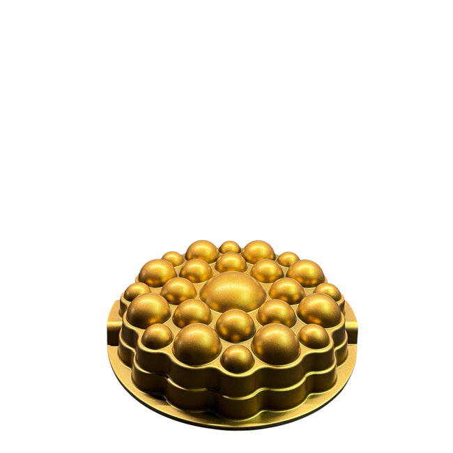 Mirac Granite baking pan low gold