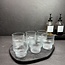Mirac Ripple drinkglazen 6 stuks XL kort
