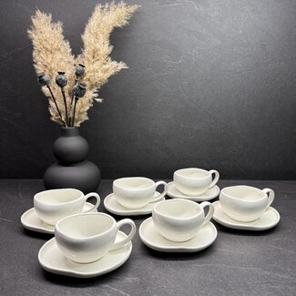 Mirac Espresso / Turkish coffee cups for 6 persons, 12 pieces