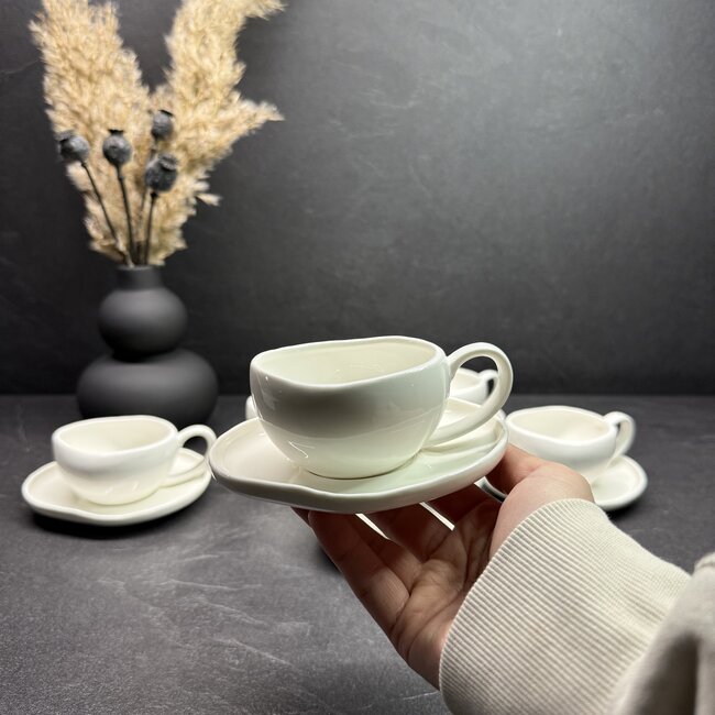 Mirac Espresso / Turkish coffee cups for 6 persons, 12 pieces