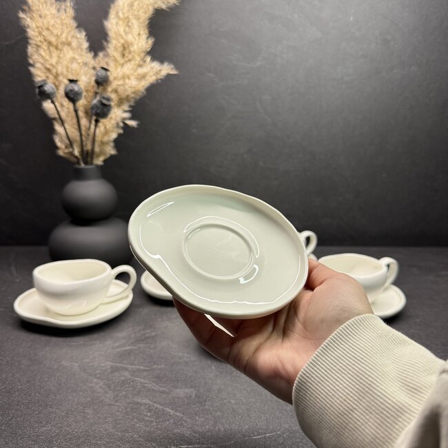 Mirac Espresso / Turkse koffie kopjes 6 persoons, 12-delig