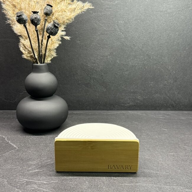 Mirac Porcelain bamboo napkin holder