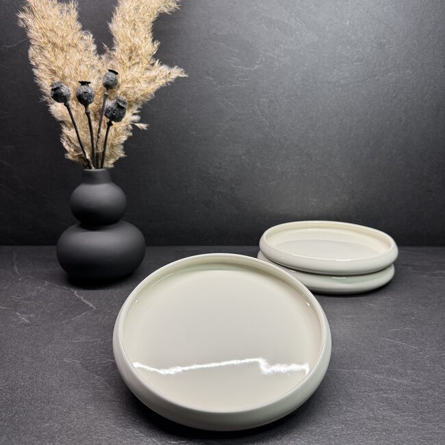 Mirac  Porcelain breakfast plate set of 3