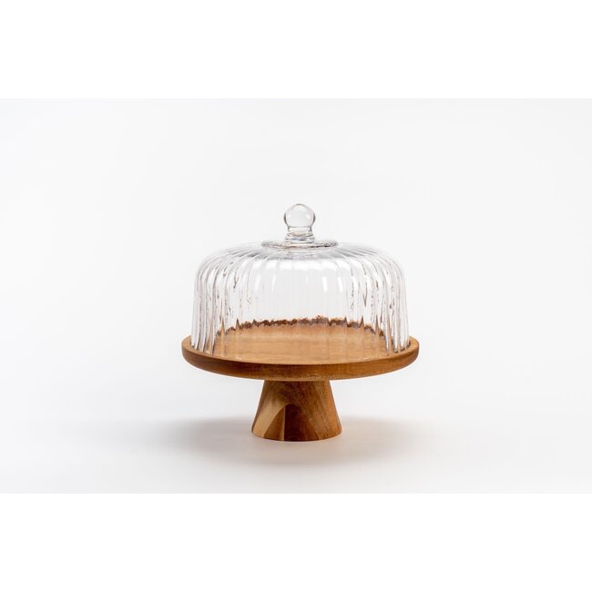 Mirac Acacia hout taartplateau  - M