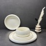 Mirac Chubby 24-delig servies set - Wit