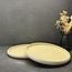 Mirac Porcelain serving plate large set of 2 - Beige
