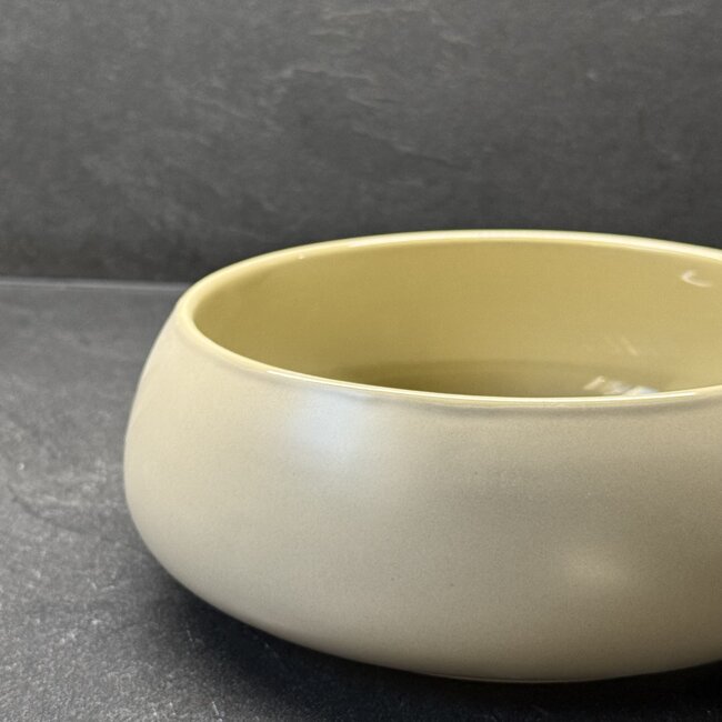 Mirac Porseleinen serveerschaal diep - Beige