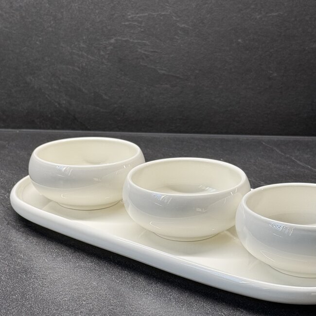 Mirac Belicia porcelain snack bowls set