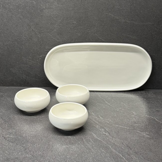 Mirac Belicia porcelain snack bowls set