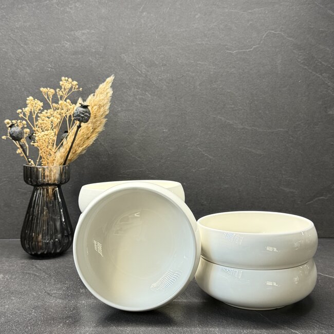 Mirac Belicia porcelain soup bowls, set of 6