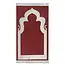 Mirac Gift set Bordeaux red with a prayer rug and Pearl Tasbih