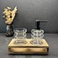 Mirac  Sara 3-piece soap pump set