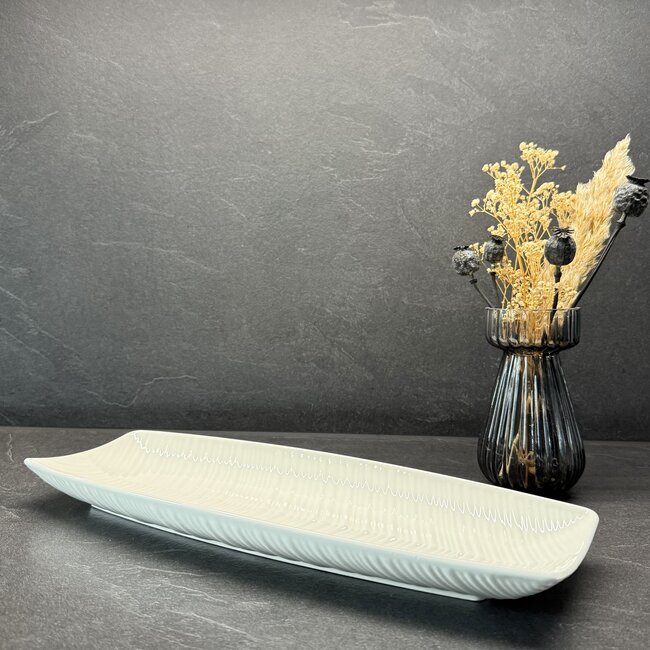 Geen  Stripe Porcelain Serving Dish - S