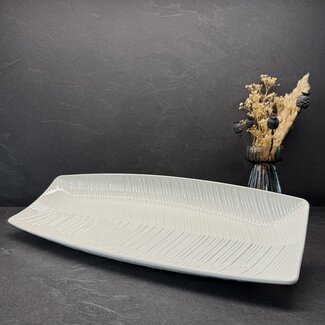 Bavary  Stripe porcelain serving dish - M