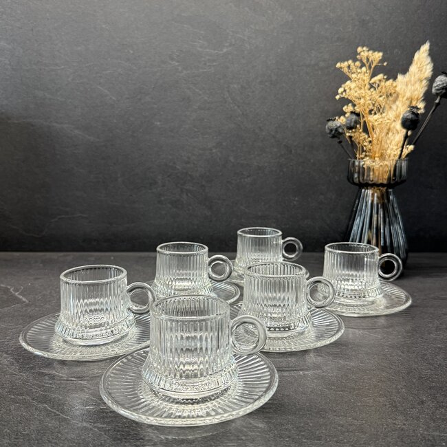 Geen  Stripe Turkish coffee/espresso cups