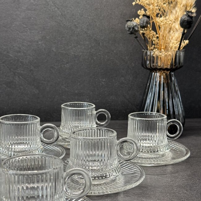 Geen  Stripe Turkish coffee/espresso cups