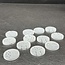 Geen Herb pots with bamboo wooden cap - 12 pieces