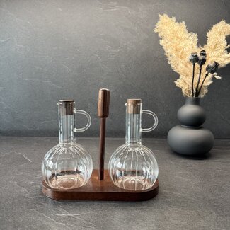 Luana Con Due 3-piece oil bottle set