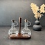 Luana Con Due 3-piece oil bottle set
