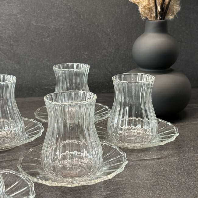 Luana Servicio tea glasses 12-piece set